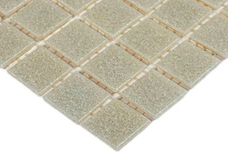 Мозаика Bonaparte Мозаика стеклянная Light grey  (20x20x4)  32,7x32,7 Комбинированный 