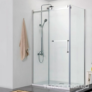 Душевое ограждение , 1200*900*200 мм, раздвижная дверь, профиль хром, прозрачное стекло, БЕЗ поддона Azario VANCOUVER AZ-NKF1131-L 900