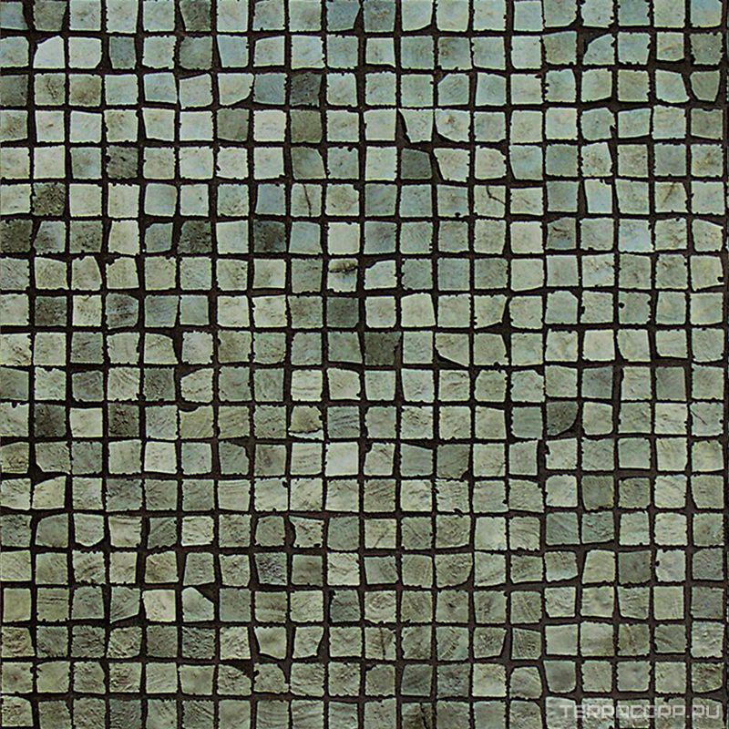 Мозаика Florim Vetro Mosaico Metalli Cromo (1.8x1.8) 30x30 Зеленый, фото 2