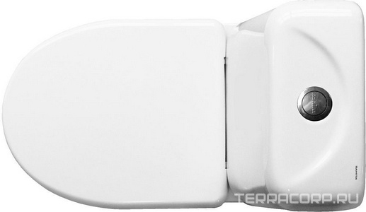 Унитаз-компакт "", косой выход, арматура 1-режим. "Уклад", сиденье полипропилен, крепление в комплекте Sanita Идеал WC.CC/Ideal/1-P/WHT.G/S1 (IDLSACC01090113)