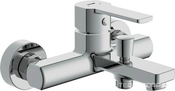 Смеситель для ванны/душа, без аксессуаров, цв.хром Cersanit smart 63048