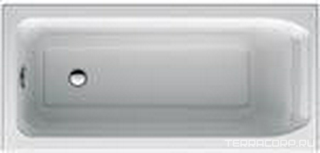 Ванна 1600х700хh450мм, прямоугольная, для встраивания (установка без панелей), без ножек арт.C895000 и слива-перелива, (акрил),  ZZ Ideal Standard Active K182101