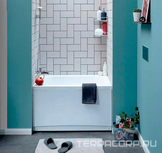 Акриловая ванна Aquanet Seed 100x70 см, БЕЗ каркаса, сифона и панелей, цв. белый ZZ Aquanet seed 216308