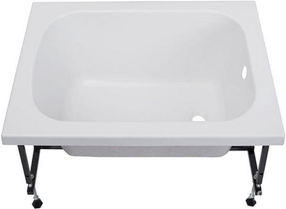 Акриловая ванна Aquanet Seed 100x70 см, БЕЗ каркаса, сифона и панелей, цв. белый ZZ Aquanet seed 216308