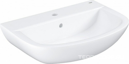 Раковина Bau Ceramic 60 см, БЕЗ крепежа, цвет белый ZZ