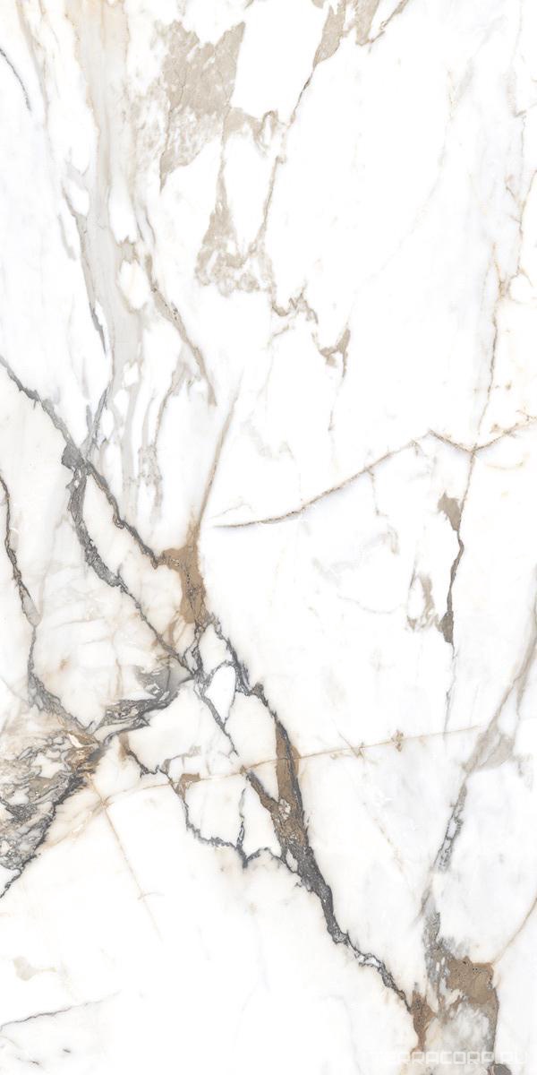 Керамогранит Alpas Euro Eco Marble 6582 Polished 60x120 Белый, фото 7