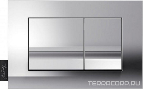 Клавиша двойного смыва для инсталляции, цвет хром ZZ Jacob Delafon Универсал E20858-CP