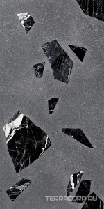 Керамогранит Ergon Medley Dark Grey Rock nat.rett. ZZ30x60 Серый 