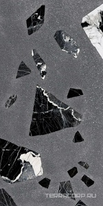 Керамогранит Ergon Medley Dark Grey Rock nat.rett. ZZ30x60 Серый 