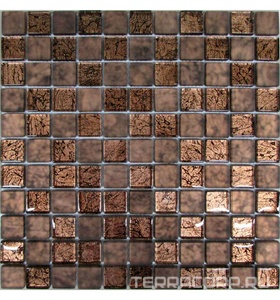 Мозаика Спектр-М Микс стекло Мозаика из стекла на сетке S10-005 30x30 Комбинированный 