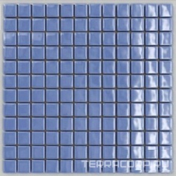 Мозаика 25FL-M-046 (синий кобальт 10%) бассейновая (чип2.5x2.5) ZZ|31.5x31.5