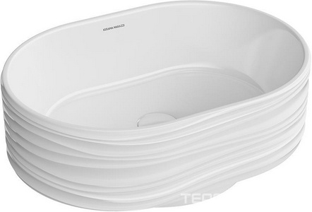 Раковина ARTBASIN Sabbia, цв белый , БЕЗ донного клапана Kerama Marazzi Artbasin SA.wb.50\WHT