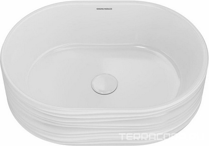 Раковина ARTBASIN Sabbia, цв белый , БЕЗ донного клапана Kerama Marazzi Artbasin SA.wb.50\WHT