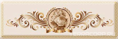 Керамическая плитка Absolut Keramika Monocolor 10x30 Decor Medallion Flower 01 10x30 Комбинированный, фото 3