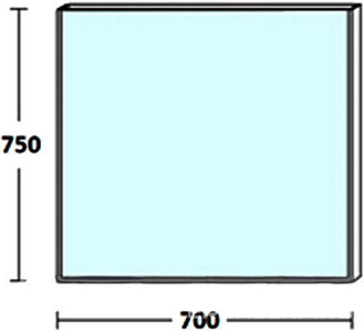 Зеркало Сильвер 70, черный БЕЗ светильников 261787 Aquanet Универсал 261671