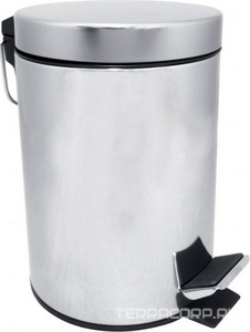 Ведро мусорное 5л, (цв. хром),  Bemeta Hotel 104315012