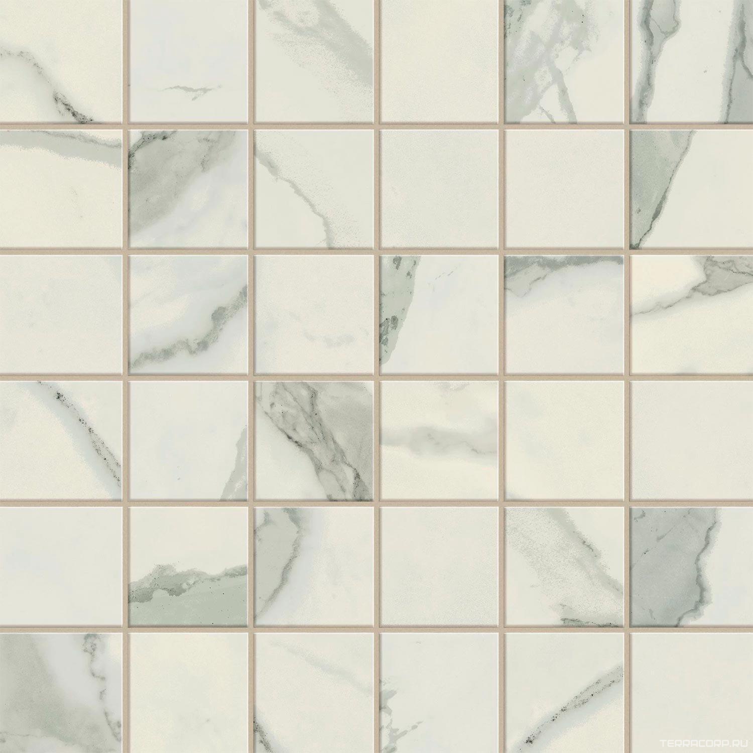 Мозаика AtlasConcorde Россия EMPIRE Empire Statuario Mosaic Lap/ЭМПАИР СТАТУАРИО МОЗАИКА ЛАП 30x30 Белый, фото 3