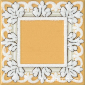 Керамическая плитка Kerama Marazzi Алмаш Декор  жёлтый глянцевый 9,8х9,8 Желтый 