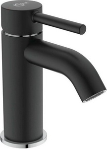 Смеситель для раковины, c д/к, (цв.черный матовый / хром), Ceraline Ideal Standard ceraline BC203U4