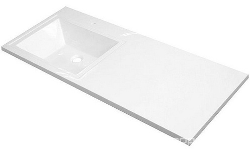 Раковина-столешница Даллас 110 L для мебели  Aquanet  110, (без тумбы не продается)ZZ Aquanet Токио 235497