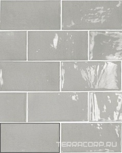 Керамическая плитка APE Ceramica Switch Power Grey Gloss 6,2x12,5 Серый 