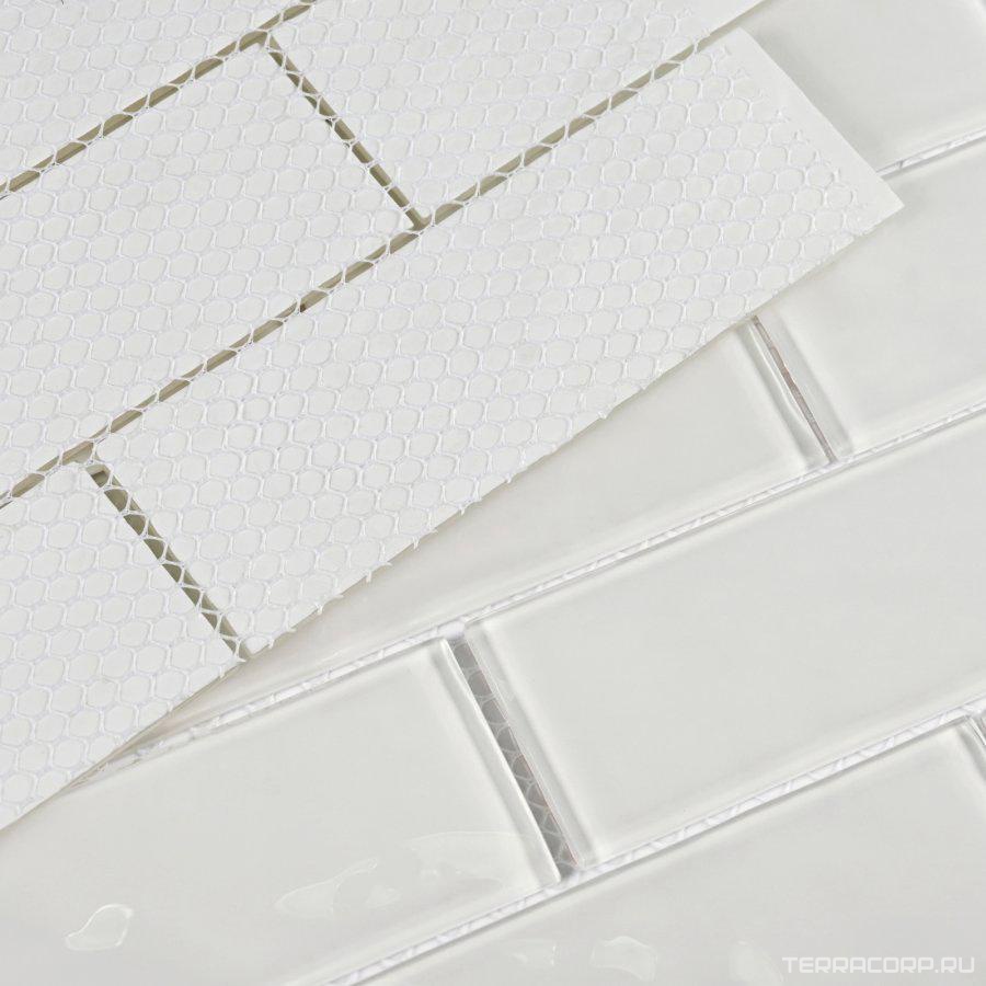 Мозаика Bonaparte Керамическая мозаика Rumba White (4x148x48) 30x30 Белый, фото 6