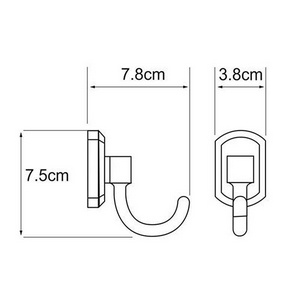 Крючок, хром, Oder Wasserkraft oder K-3023