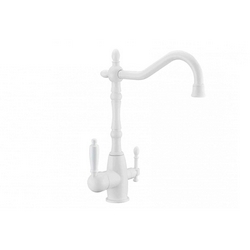 Смеситель Zorg Sanitary ZR 312 YF-33-white для кухонной мойки| 17x35x26