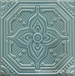 Керамическая плитка Kerama Marazzi Салинас Декор  лазурный15x15 Синий 