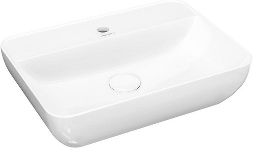 Раковина PLAZA 55х40 cм накладная с отверстием под смеситель, цв.белый Kerama Marazzi Plaza PLR.wb.55.1