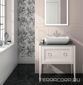 Раковина PLAZA 55х40 cм накладная с отверстием под смеситель, цв.белый Kerama Marazzi Plaza PLR.wb.55.1