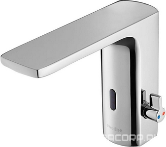 Смеситель для раковины сенсорный, с регулировкой темп., излив h116х123мм, (цв.хром), Europe ZZ Swedbe europe 6000