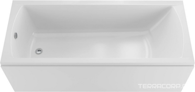 Ванна прямоугольная"" 150x70 см акриловая, без каркаса, слива-перелива, панели, цвет белый ZZ 1Marka Modern 01мод1570