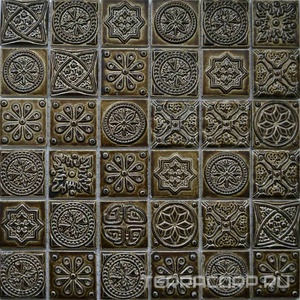 Мозаика Мастера Керамики Ceramic Мозаика KG4803 (чип 48x48) 30х30 Черный 
