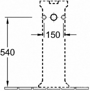 Пьедестал для раковины  (R1 white ceramicplus),  ZZ Villeroy & Boch Hommage 723200R1