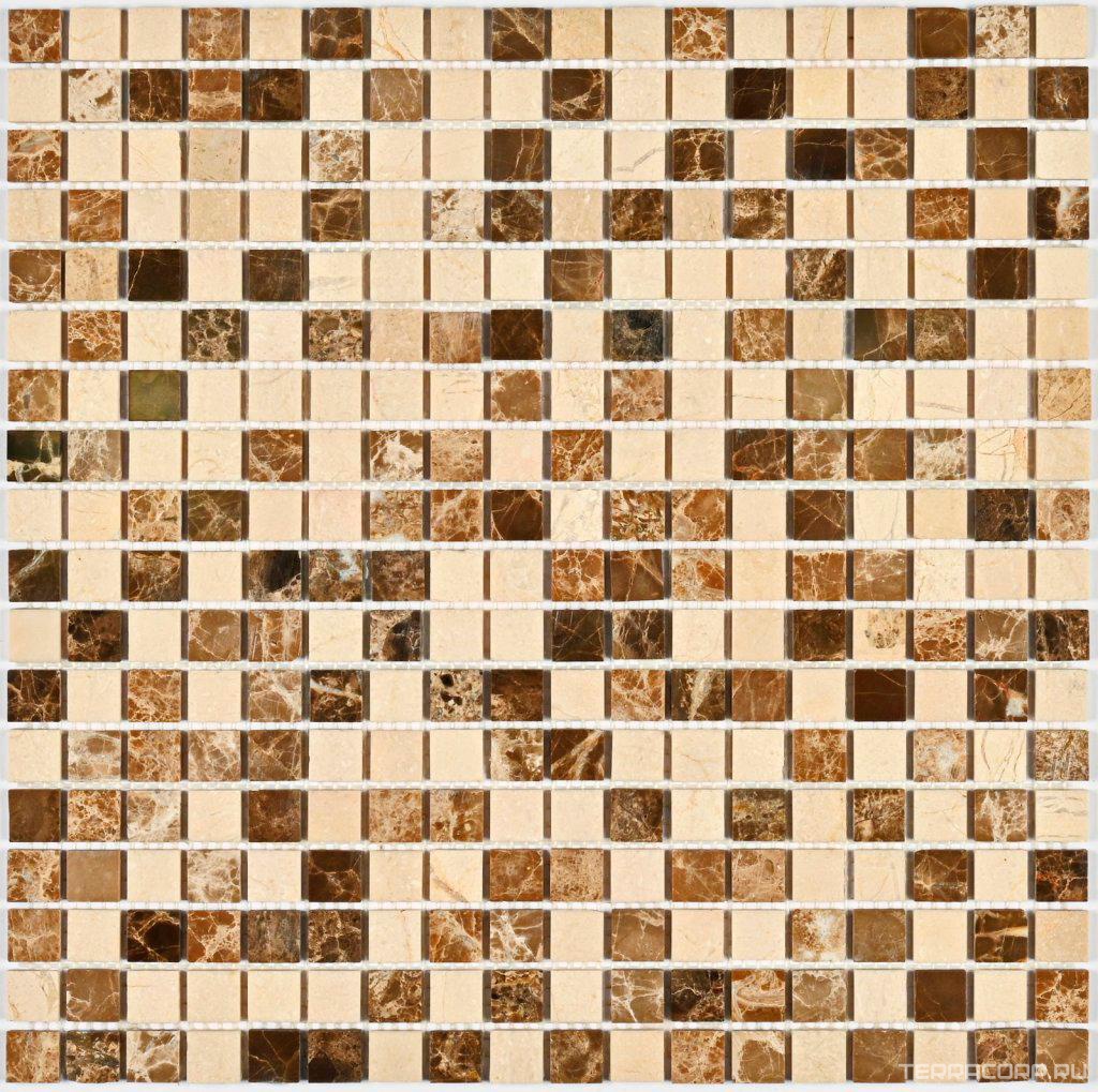 Мозаика Bonaparte Мозаика из натурального камня Turin-15 slim (POL) (15x15x4) 30,5x30,5 Комбинированный, фото 3