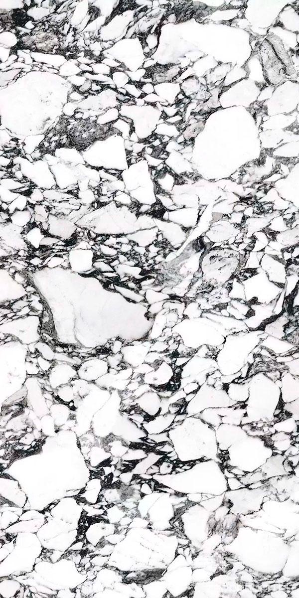 Керамогранит Florim B&W Marble Pebble High-Glossy 60x120 Серый, фото 5