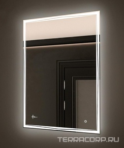 Зеркало прямоугольное 1000х800 мм с подсветкой и без подогрева,  ZZ KVV Kyoto KT10080WH