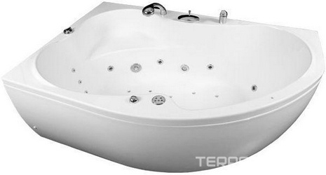 Ванна CAPRI 160*100-левая,  ГМ6, СМ, НМ, смеситель А4, слив-перелив в компл., БЕЗ ПАНЕЛИ XX