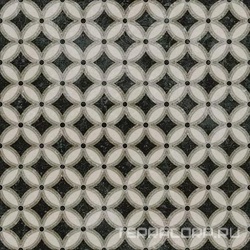Декор Фреджио 2 черно-белый|20x20