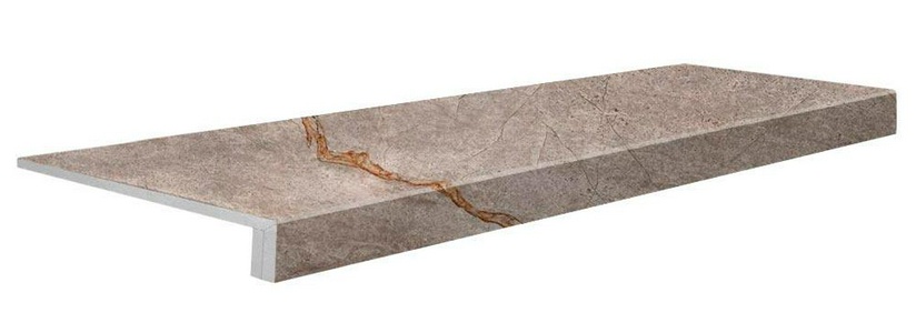 Ступени AtlasConcorde Россия EMPIRE Empire Silver Root Scal. Front. 33x80/ЭМПАИР СИЛЬВЕР РУТ СТУПЕНЬ ФРОНТАЛЬНАЯ 33x80 Серый 