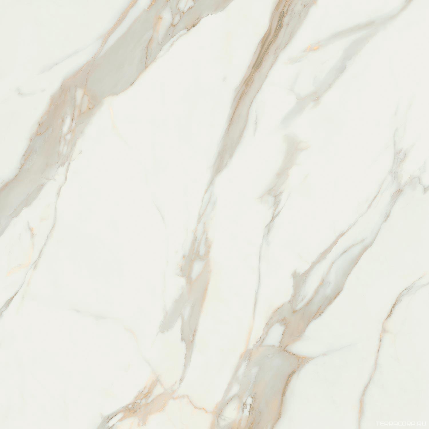 Керамогранит Pamesa Calacata Gold leviglass 120x120 Rec. Белый, фото 7