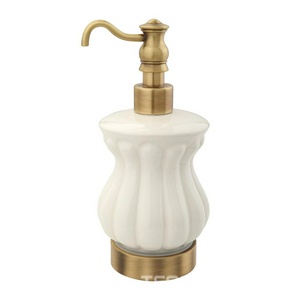 Дозатор настольный, (керамика, держатель цв.бронза),  ZZ Migliore Olivia 17421