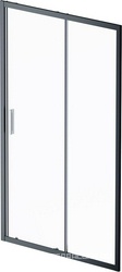 Душ. ограждение Gem Solo 120х195 см, стекло прозрачное, профиль черный матовый, ZZ