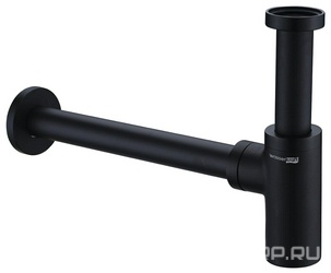 Сифон для раковины, цв.черный ZZ