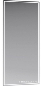 Зеркало со светодиодной подсветкой, сенс. выкл-ем и регулятором, 500х1000х30 мм,  Aqwella Alba UM0205