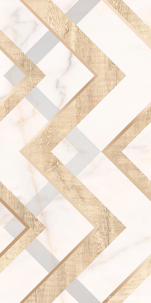Керамическая плитка Azori APULIA ORO GEOMETRIA 31.5x63 Бежевый, фото 5