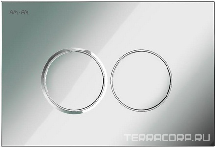 Клавиша для инсталляции PRO C L AM.PM I070151 механическое управление,  хром глянец KL AMPM Универсал I070151