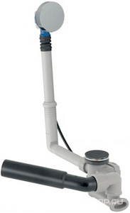 Слив-перелив для ванн стандартных размеров, поворотная ручка и крышка слива в компл., (цв. хром), Geberit Geberit Универсал 150.520.21.6