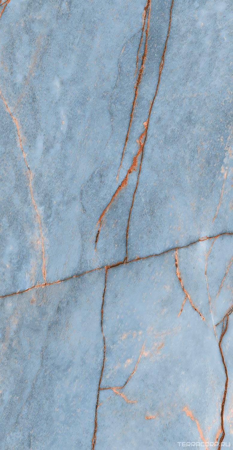 Керамогранит Florim Magnum Heritage Luxe Heritage Azure Glossy 60x120 Голубой, фото 5